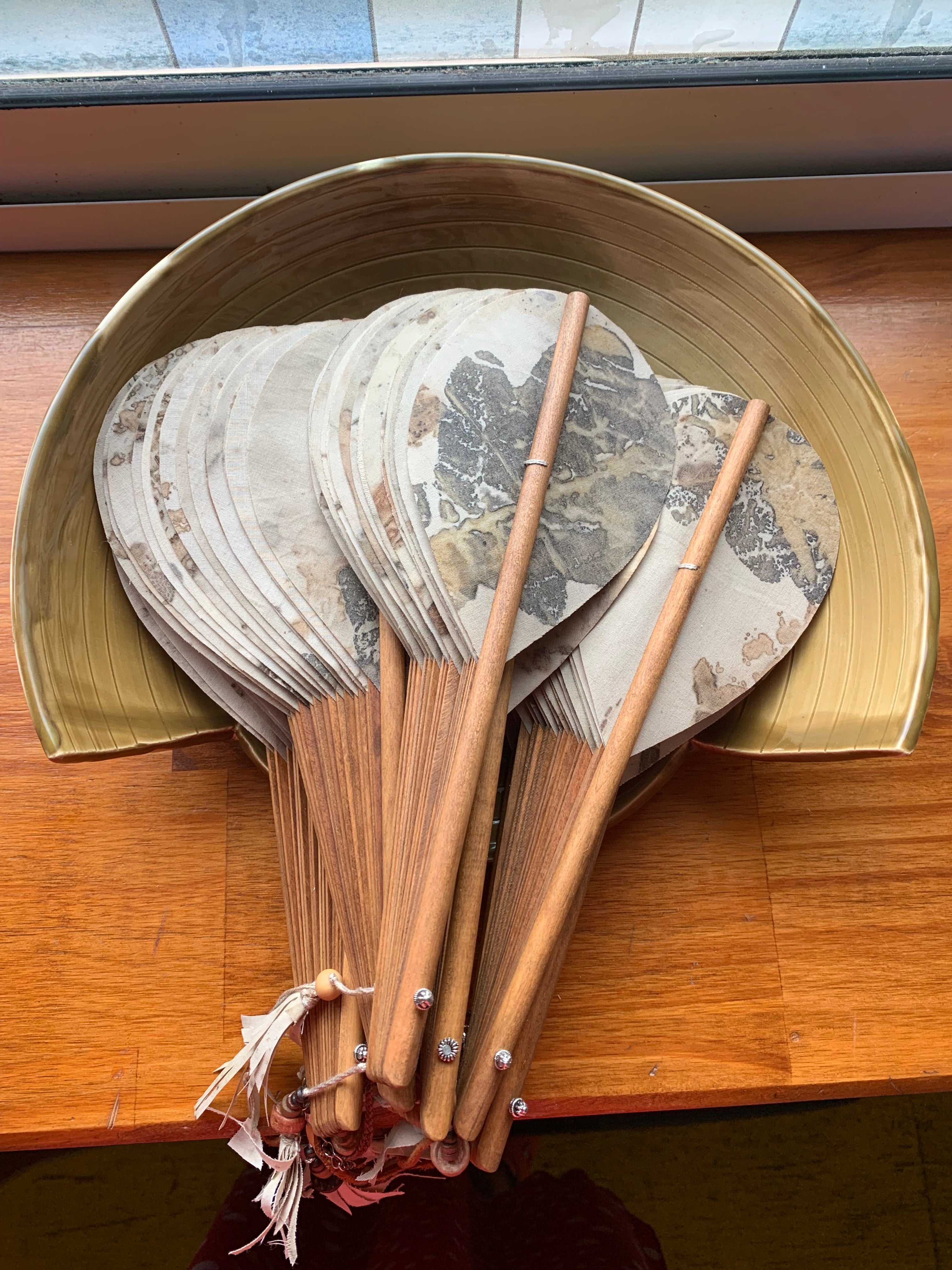 Handcrafted fan