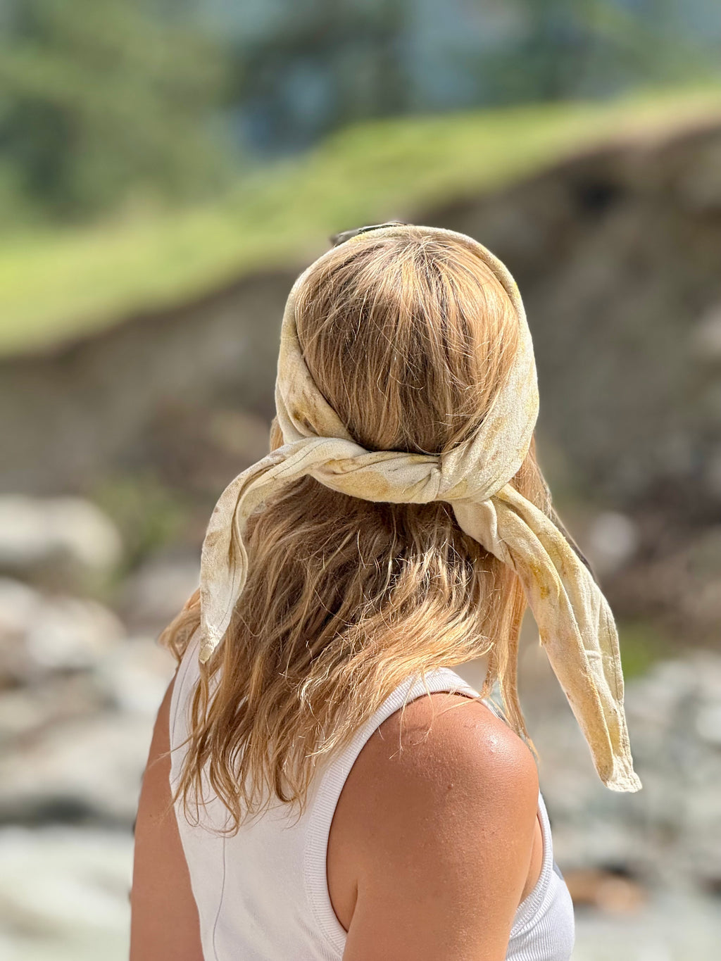 Bundle dyed Scarf L