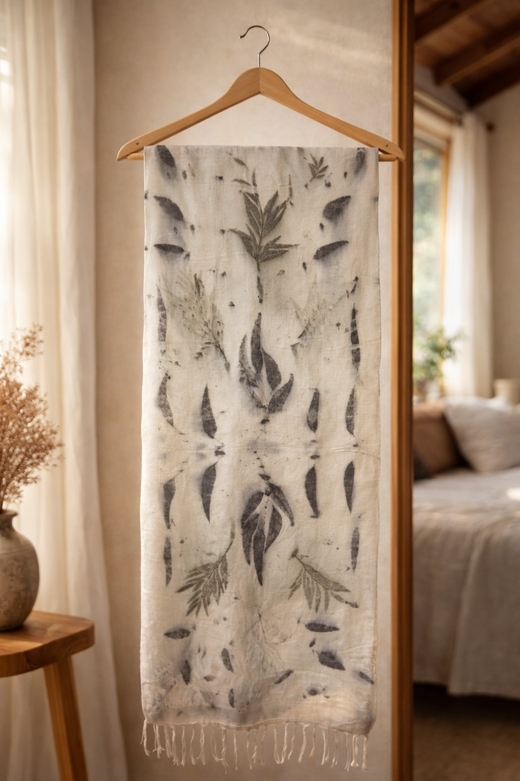 Eco-printed Shawl