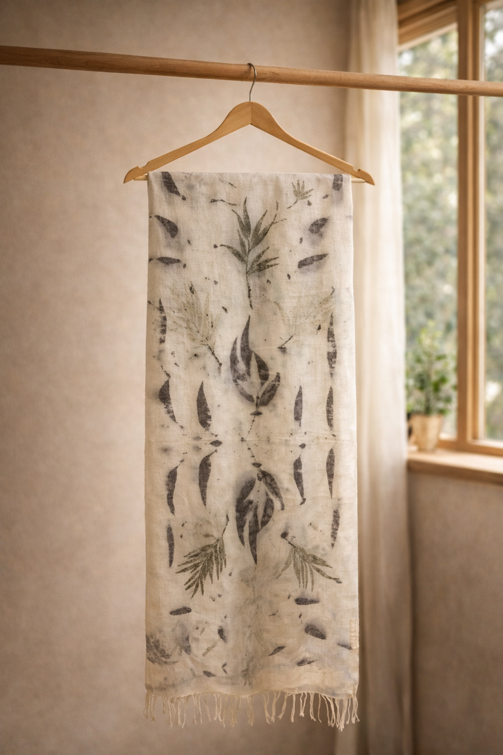 Eco-printed Shawl
