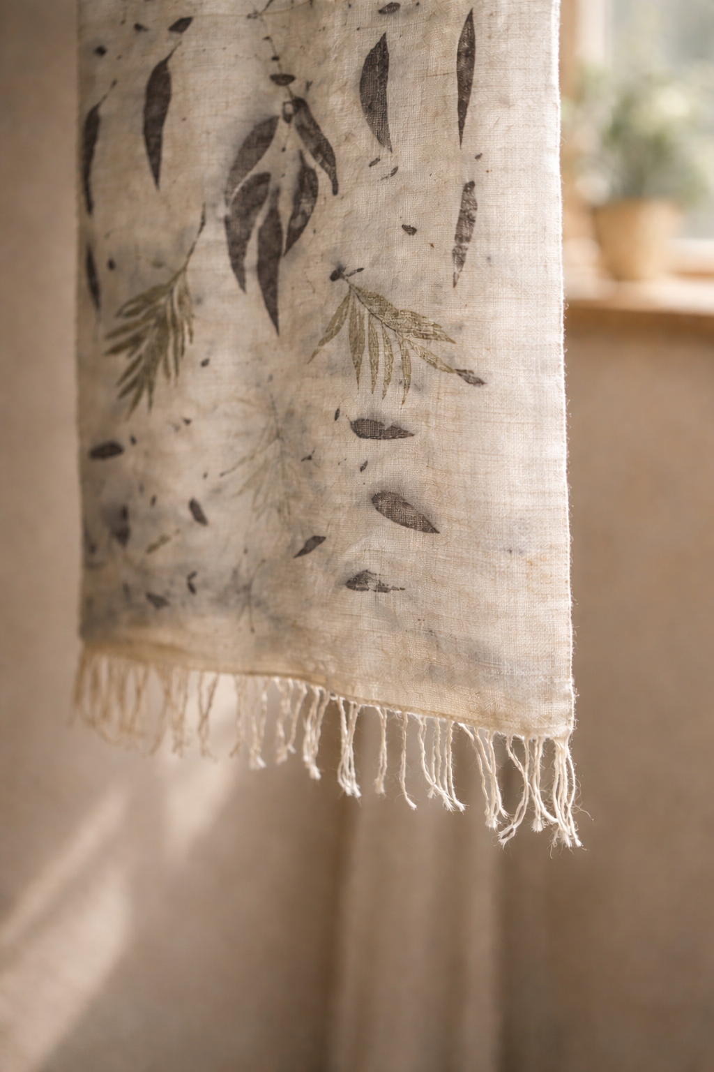 Eco-printed Shawl